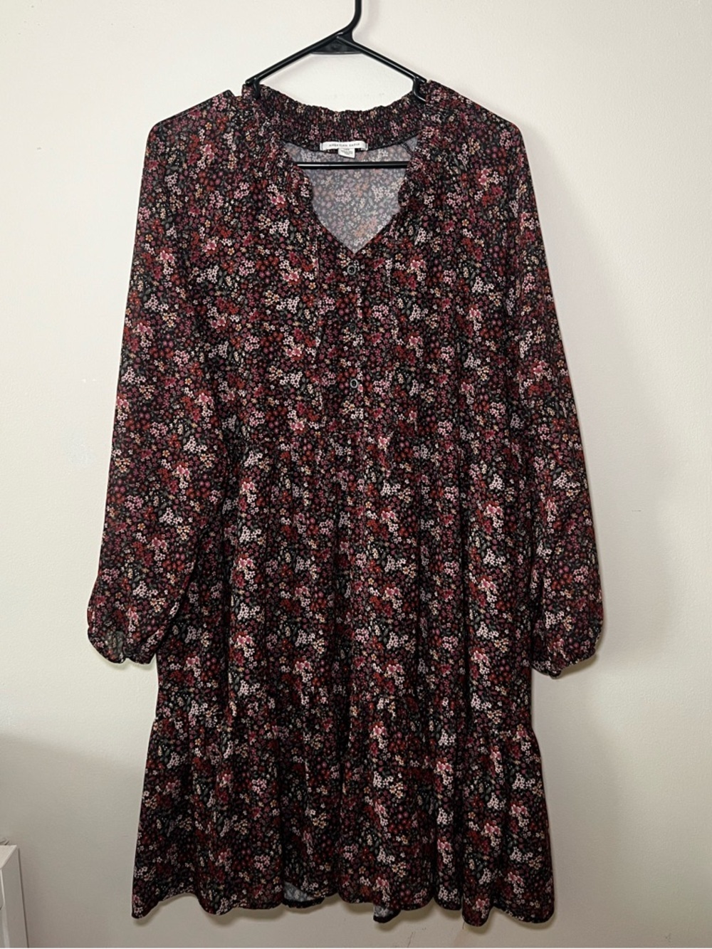 American Eagle Long Sleeve Floral Dress